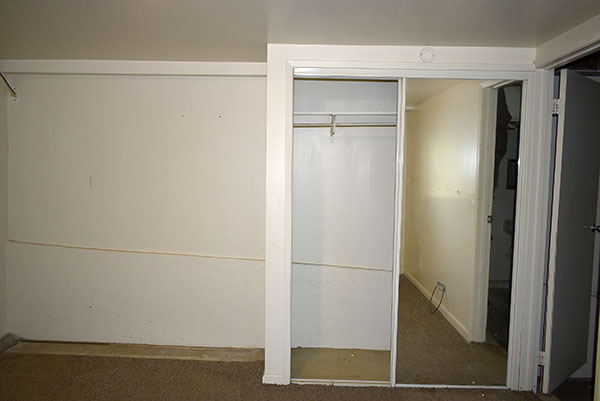 Basement storage Rm Closet